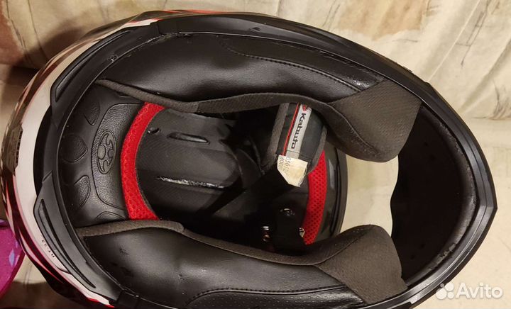 Мотокуртка Kawasaki новая оригинал мотошлем Kabuto