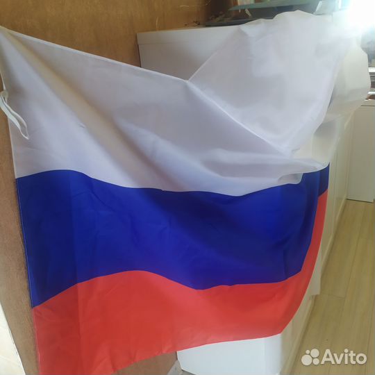 Флаг накидка и шарф болельщика Россия