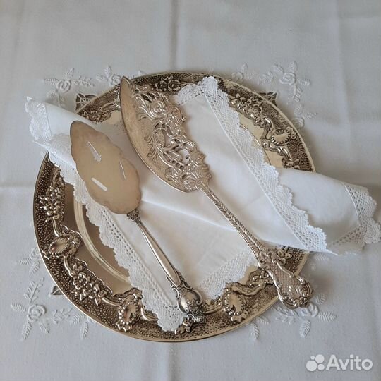 Лопатки для сервировки серебрение