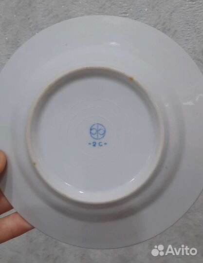 Блюдце Винтаж из кофейного сервиза 