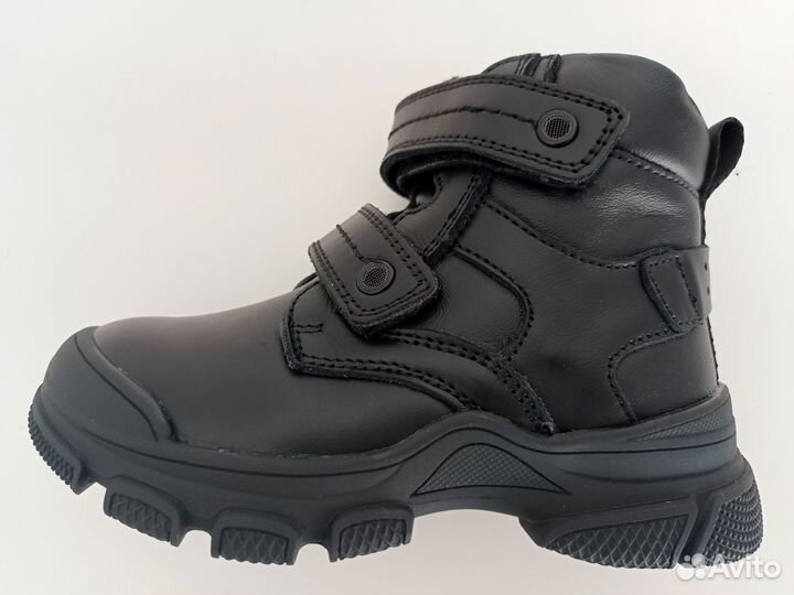 Новые демисезонные кожаные ботинки, р. 26