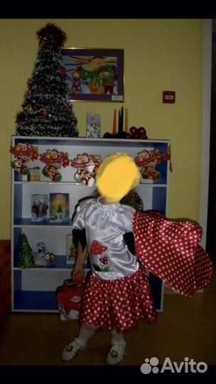 Костюм новогодний на девочку 4-6 лет