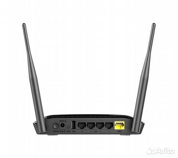 Wi-Fi роутер D-link DIR-620S/RU, черный