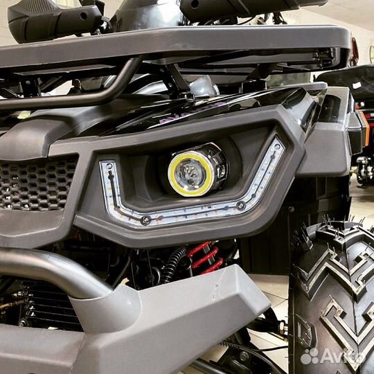 Квадроцикл Avantis Hunter 200 Big Lux черно-красны