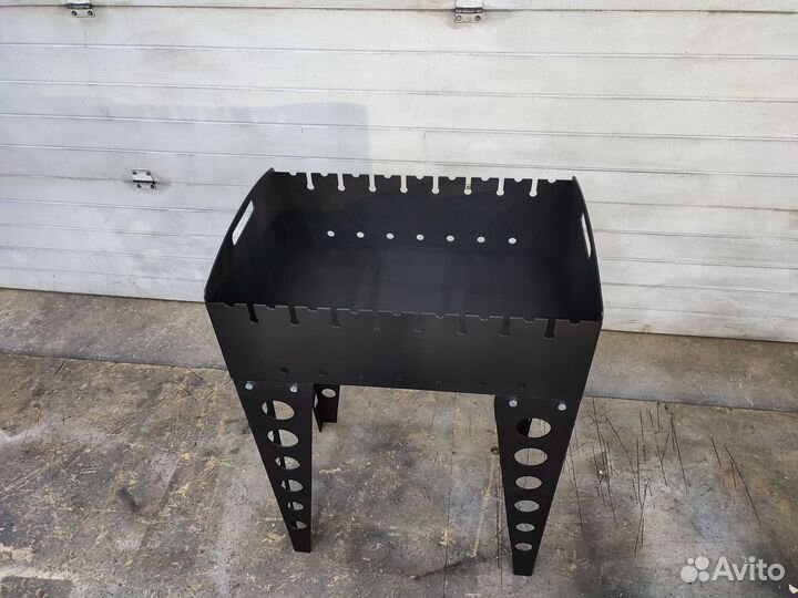 Мангал 60х40 резной лофт