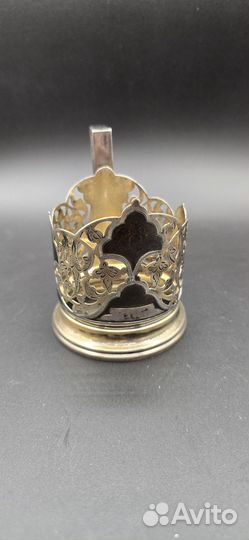 Подстаканник серебро 875