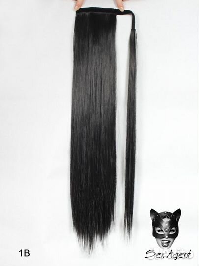 Хвост накладной, волосы на заколках, накладные