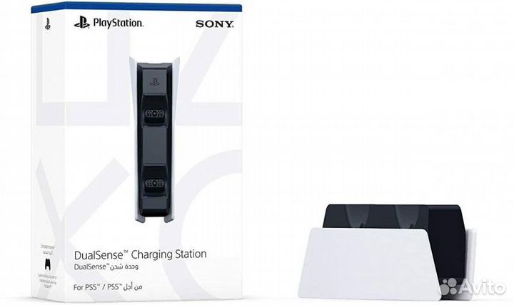 Зарядная станция DualSense на два геймпада для PS5