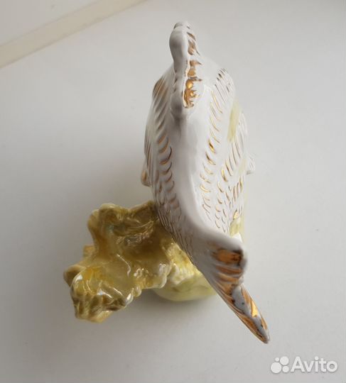 Статуэтка карась Дулево Фарфор СССР 1950-е г. люкс