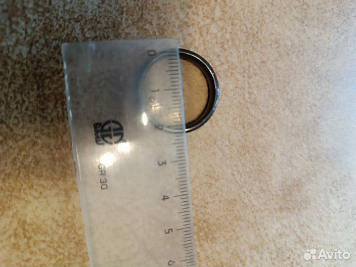 Кольцо из оникса, р-р 21