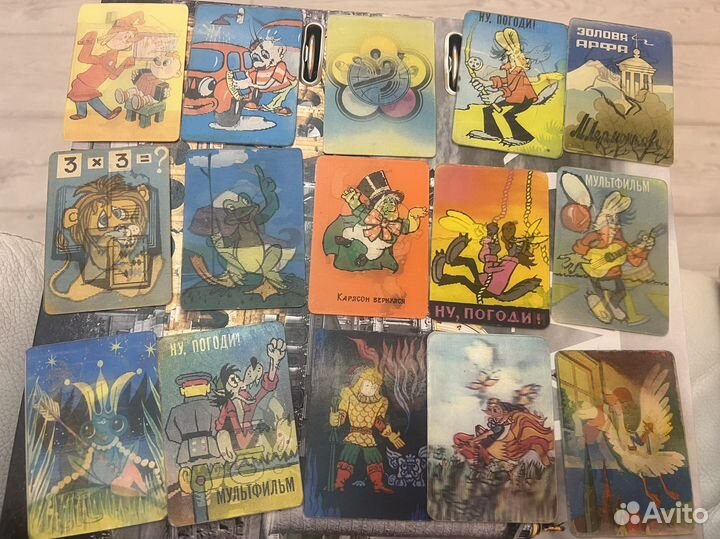 Переливнве стерео календарики времен СССР