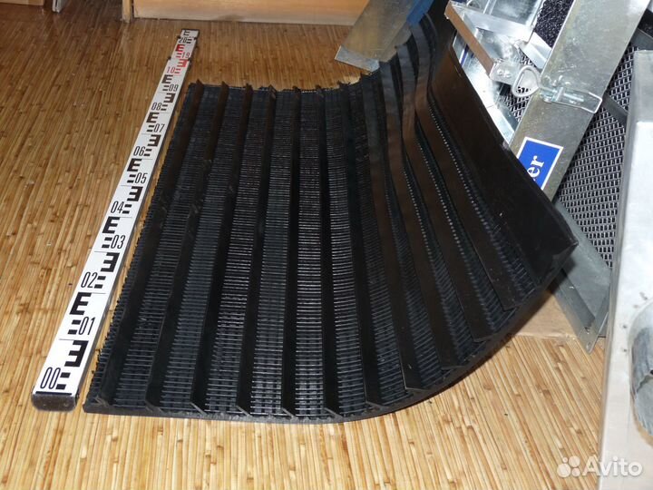 Ковёр с рифлями дражный