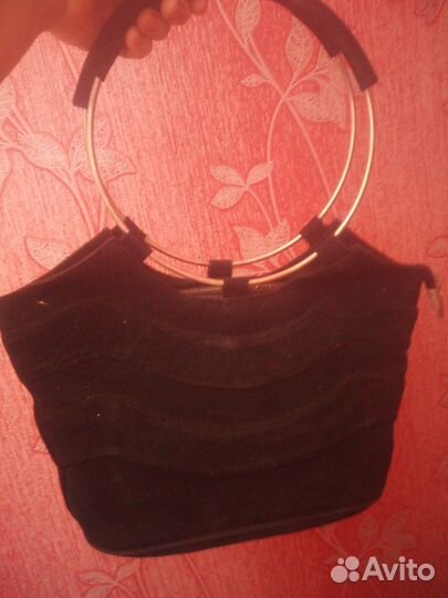 Сумка замшевая натуральная