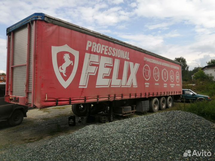 Полуприцеп тентованный Groenewegen DRO 12-27, 1998