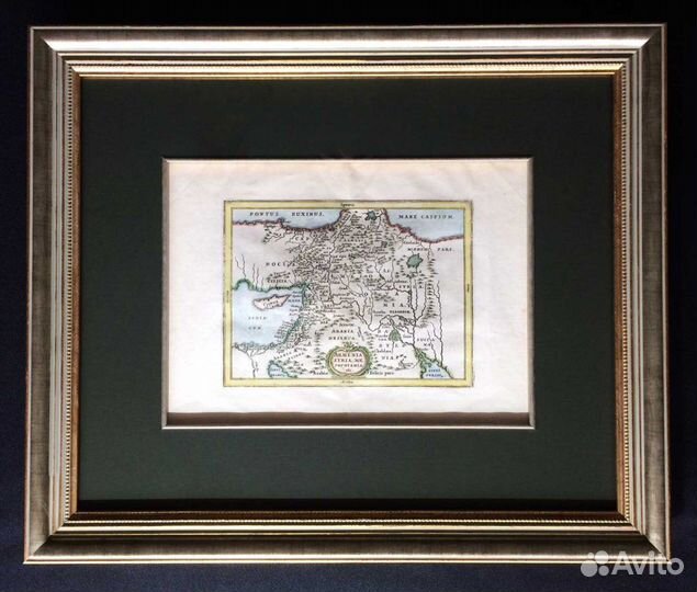 Антикварная карта Армении, Сирии и Месопотамии