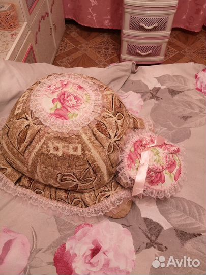 Черепашка подушка декоративная красивая