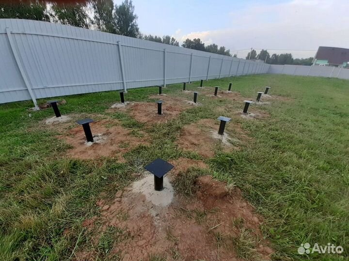 Свайный фундамент / Винтовые сваи под ключ