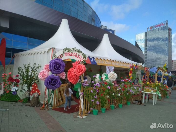 Аренда тентовых конструкций, шатров в Тюмени