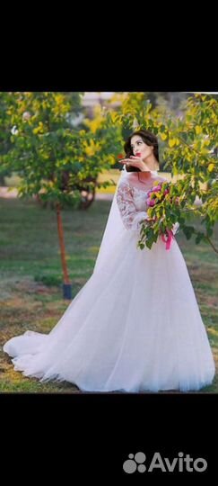 Свадебное платье, размер 46 48 новое