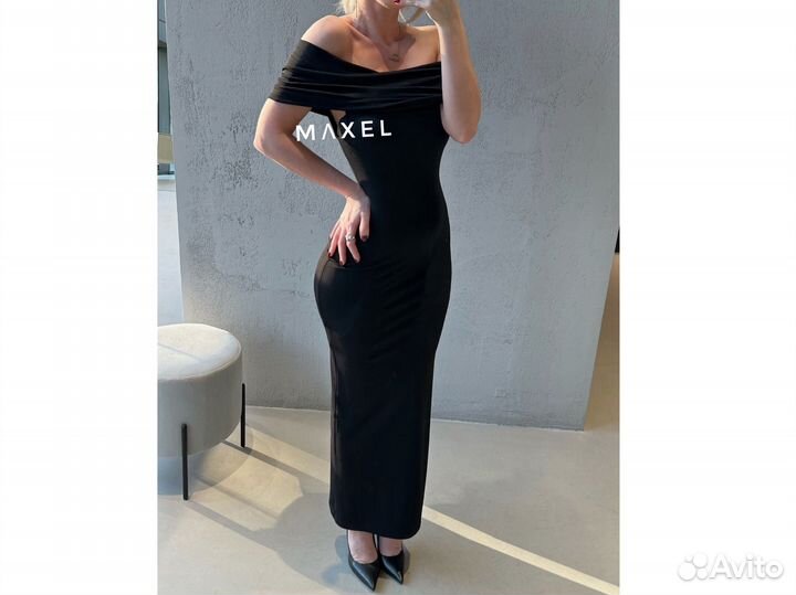 Платье женское по фигуре макси