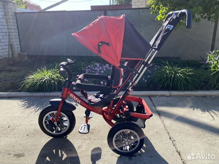 Детский трехколесный велосипед бмв