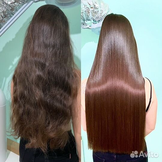 Кератиновое выпрямление волос / Нанопластика