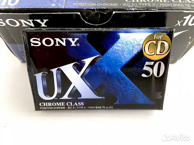 Аудиокассеты кассеты Sony UX 50 - 1998 г