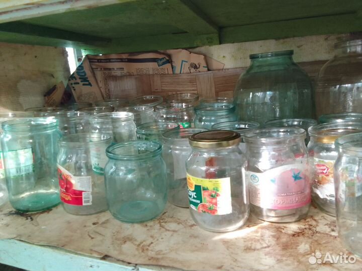Банки стеклянные разные