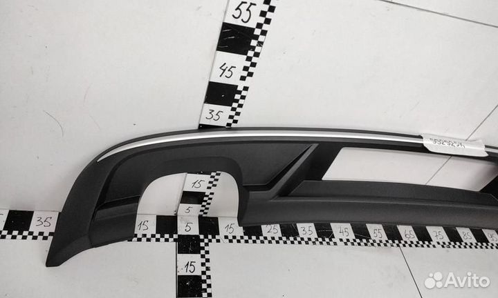 Юбка заднего бампера Audi A3 8V Restail Sportback