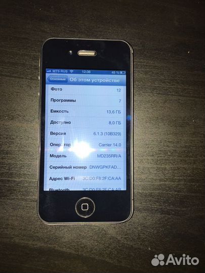 iPhone 4S, 16 ГБ