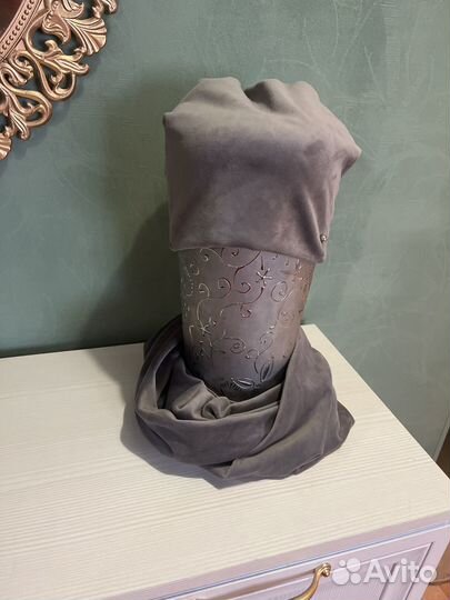 Комплект шапка и снуд