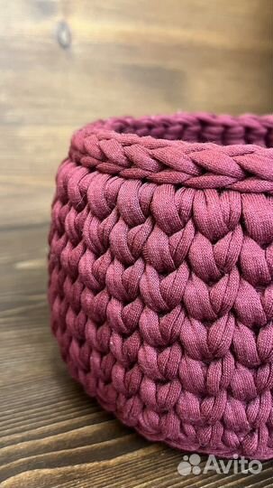 Набор вязаных корзин / корзина для хранения