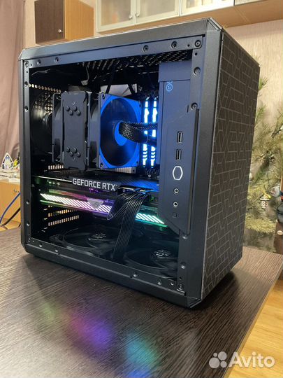 Игровой пк 3060ti rog strix/5800x/32gb/1tb ssd/2tb