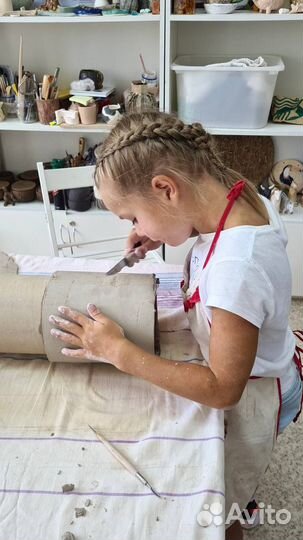 Керамика для взрослых и детей в уютной студии