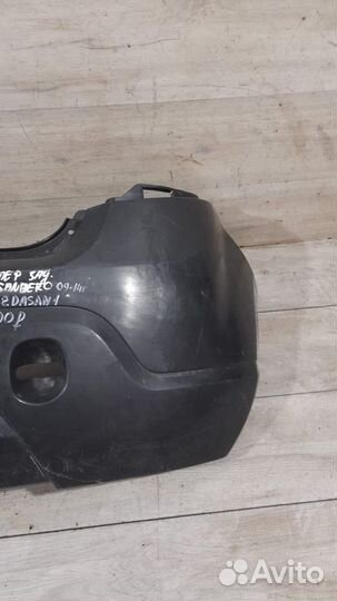 Бампер задний Renault Sandero С 2009 По 2014 Год