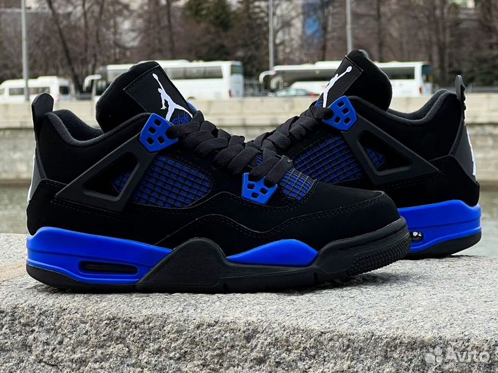 Nike Air Jordan 4 Retro Black Game Royal