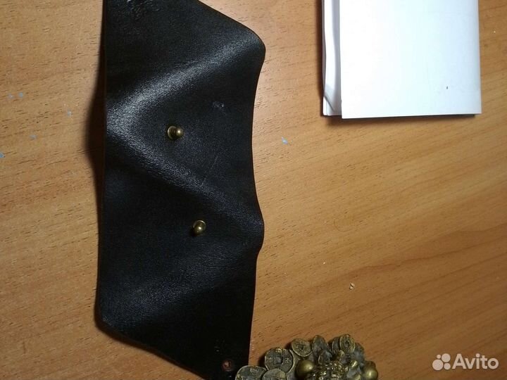 Монетница натурайная, ручкая работа