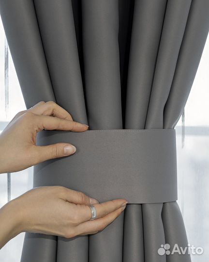Шторы блэкаут амадео туманный новые пошив