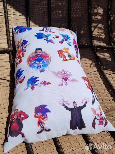 Подушка обнимашка Соник