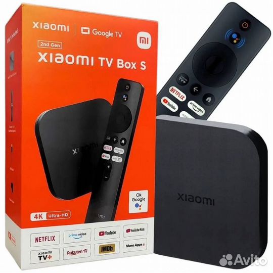 Тв-приставка Xiaomi Mi Box S 4K 2nd Gen MDZ-28-AA