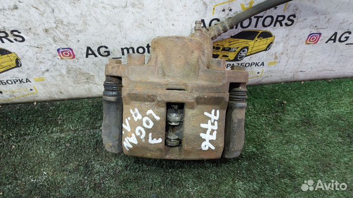 Суппорт тормозной передний левый Logan 1