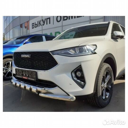 Защита бампера (G) d60/60 Haval F7X 2019-2021