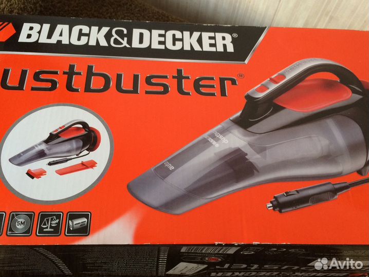 Авто пылесос black & decker