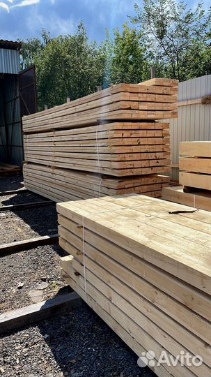 Доска обрезная 50х100х6000мм от производителя