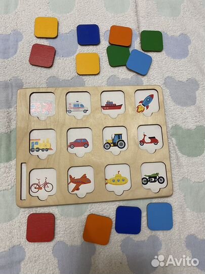 Детевянные пазлы сортеры