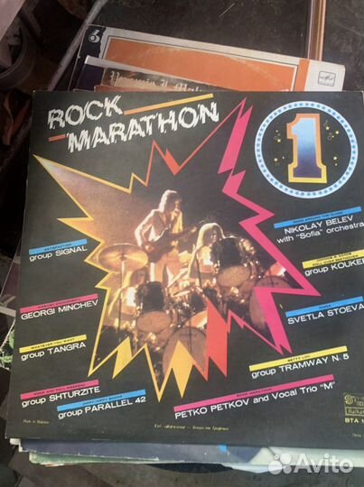 Виниловые пластинки коробкой (18 шт)