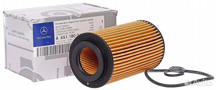 Фильтр масляный Mercedes-Benz, A 651 180 01 09