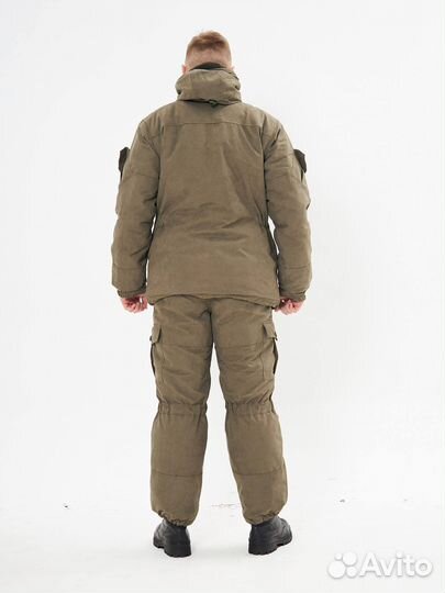 Костюм «Исландия» на синтепоне, темный хаки