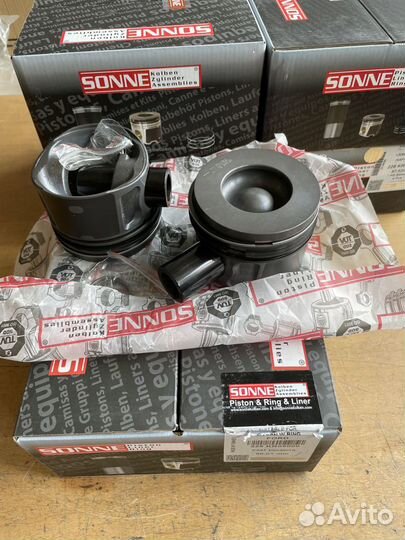 Поршень с кольцами ford Tranzit 2.2L d86 Н69,82