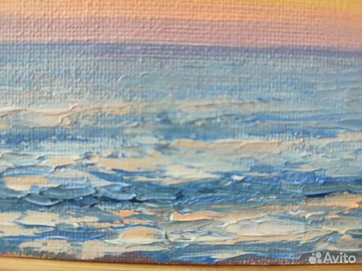 Картина маслом с морем 